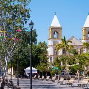 Plaza Mijares, A Colonial Square In San Jose Del Cabo, Los Cabos, Mexico, Latin America
