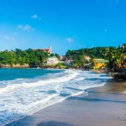 A Sandy Beach In Grenada In The East Caribbean